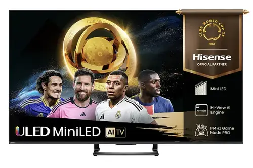 Televizor MiniLED ULED Hisense 165 cm (65inch) 65U7Q, Ultra HD 4K, Smart TV, WiFi, CI+