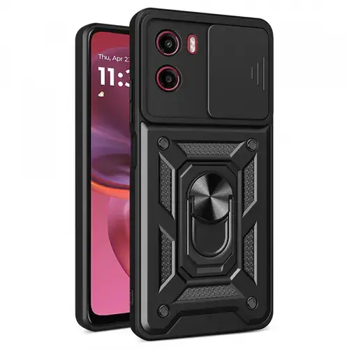Husa pentru Motorola Moto E15 / G05, Techsuit, CamShield, Neagra