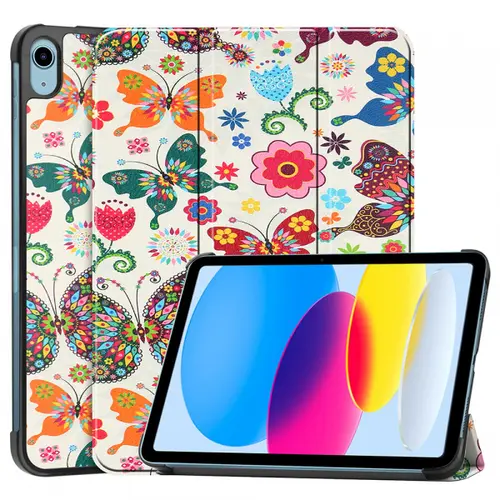 Husa pentru Apple iPad (2025) / (2022) Techsuit FoldPro Butterfly (Multicolor)