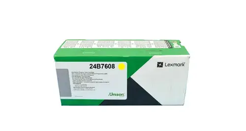 Toner Lexmark 24B7608, 12.000 pagini, Return Program (Galben)