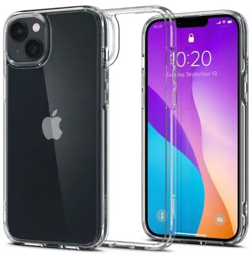 Protectie spate Spigen Ultra Hybrid pentru Apple iPhone 14 (Transparent)