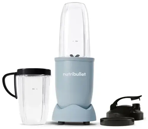 Blender Nutribullet Pro NB907MASL 0C22300145, 900 W, 1 viteza, cupa inalta 0.9l, cupa inalta 0.7l, 5 accesorii (Gri/Albastru)