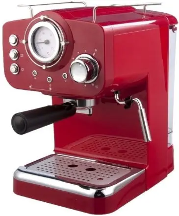 Espressor ARIELLI KM-501 R, 1100W, 1.25 l, 15 Bar (Rosu)