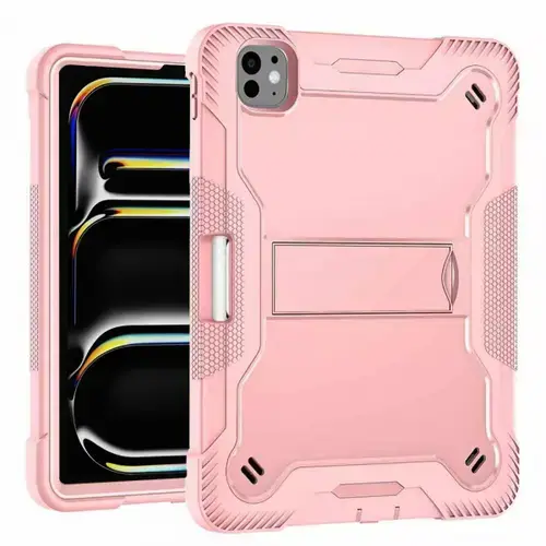Husa pentru Apple iPad Pro 13 (2024) Techsuit Rugged TabShell (Roz)