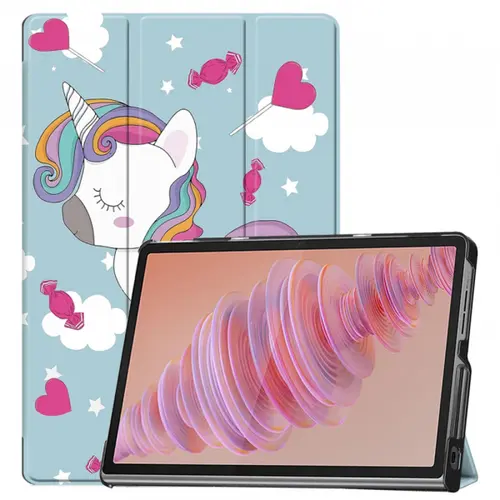 Husa pentru Lenovo Tab Plus 11.5inch, Techsuit, FoldPro Unicorn (Multicolor)