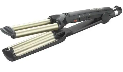 Placa de par Babyliss Easy Waves, Ceramic, 200 grade (Negru)