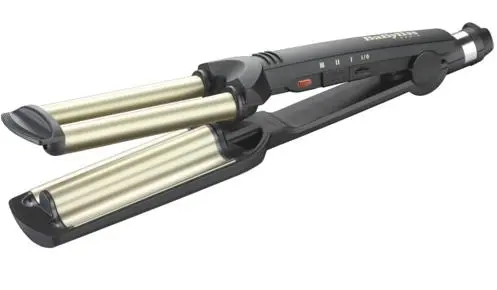 Placa de par Babyliss Easy Waves, Ceramic, 200 grade (Negru)