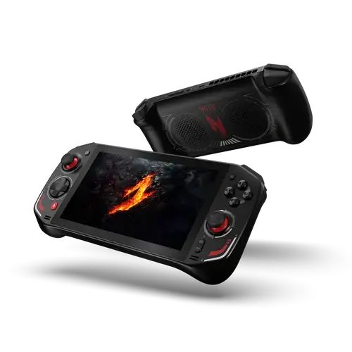 Consola portabila gaming Acer Nitro Blaze 7inch GN771, 7inch Full HD (1920 x 1080) IPS 144 Hz, AMD Ryzen™ 7 8840HS, AMD Radeon™ 780M, 16GB LPDDR5x, Wi-Fi 6E, Bluetooth, Windows 11 Home (Negru)