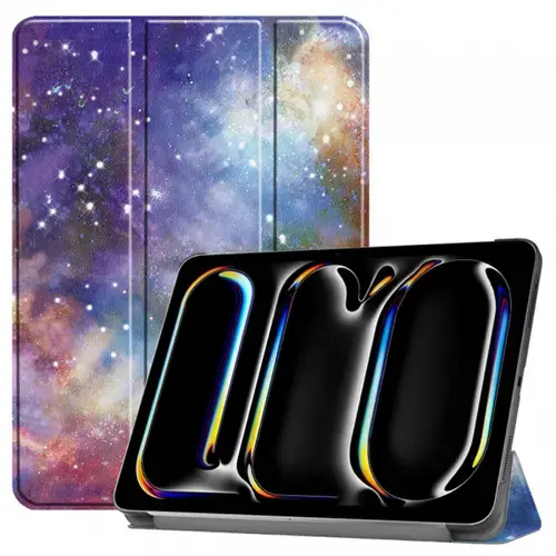Husa pentru Apple iPad Pro 11 (2024) Techsuit FoldPro Galaxy (Multicolor)