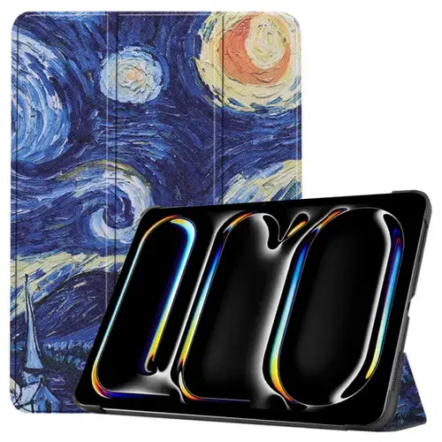 Husa pentru Apple iPad Pro 13 (2024) Techsuit FoldPro Starry Night (Multicolor)