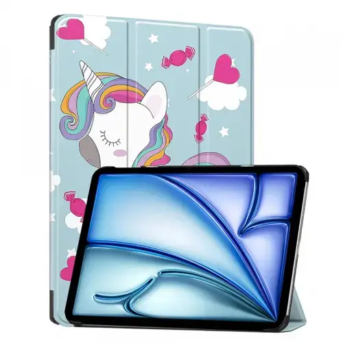 Husa pentru Apple iPad Air 11 (2025) / Air 11 (2024) Techsuit FoldPro Unicorn (Multicolor)