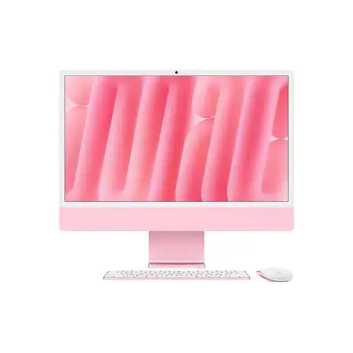 All In One PC Apple iMac 24inch (2024), Procesor Apple M4, 8 nuclee CPU si 8 nuclee GPU, 24inch, Retina 4.5K, 16GB, 256GB SSD, macOS, Layout INT, Manual RO (Roz)