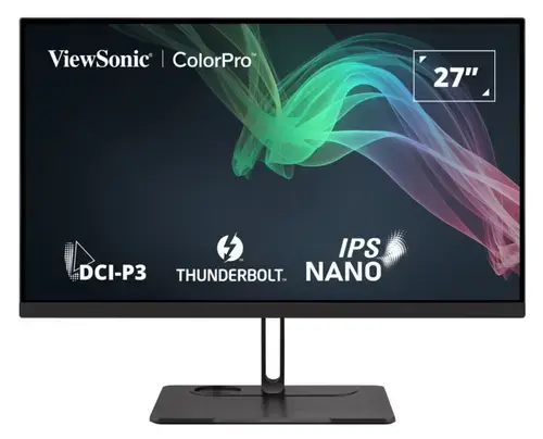 Monitor IPS LED ViewSonic 27inch VP2776T-4K, UHD (3840 x 2160), HDMI, DisplayPort, Boxe, Pivot, 5 ms (Negru)