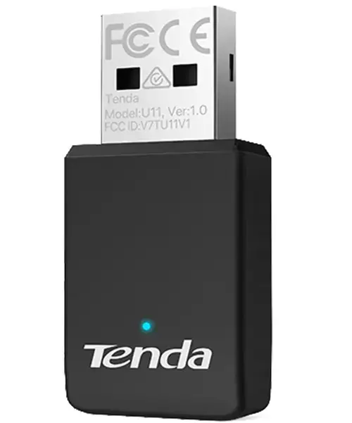 Adaptor USB Wireless TENDA U11 AX900, Dual-Band 286 + 600 Mbps (Negru)