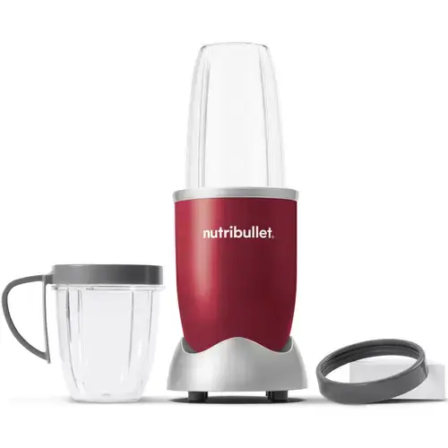 Blender Nutribullet® Original, 600 W, 1 viteza, cupa 0.5l, cupa inalta 0.7l (Rosu)