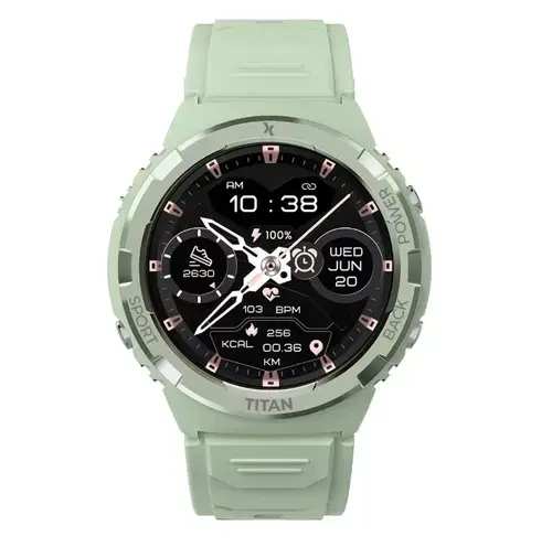 Smartwatch MAXCOM Titan Valkiria FW100, Ecran AMOLED 1.3inch, Android/iOS, 29g, IP69 (Verde)