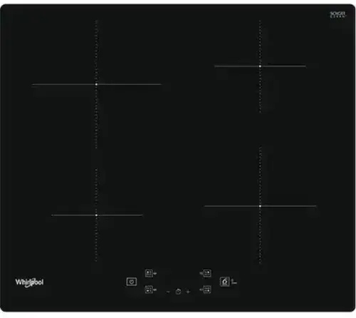 Plita incorporabila Whirlpool WS Q2160 NE, Inductie, 4 Zone de gatit, Touch control (Negru)