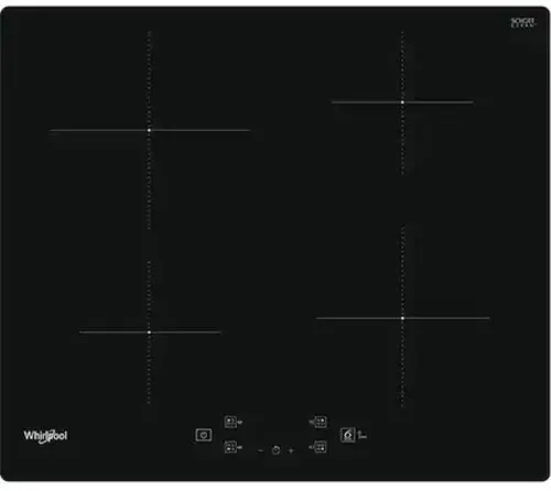 Plita incorporabila Whirlpool WS Q2160 NE, Inductie, 4 Zone de gatit, Touch control (Negru)