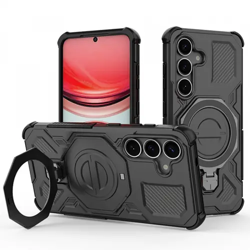 Husa pentru Samsung Galaxy S25+ S936 Techsuit Carbon Shield Pro (Negru)