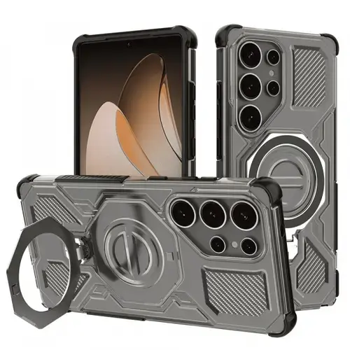 Husa pentru Samsung Galaxy S25 Ultra S938 Techsuit Carbon Shield Pro (Gri)
