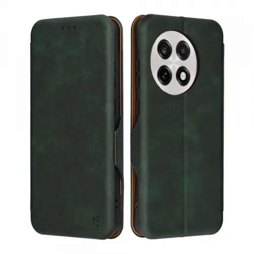 Husa pentru OnePlus 13R Techsuit Safe Wallet Plus (Verde)