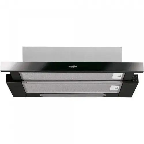 Hota incorporabila telescopica Whirlpool AKR750GK, Putere de absorbtie 304 mc/h, 1 Motor, 60 cm, Iluminare LED (Negru)