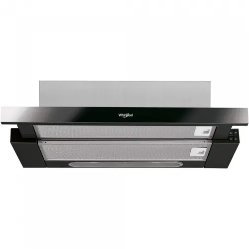 Hota incorporabila telescopica Whirlpool AKR750GK, Putere de absorbtie 304 mc/h, 1 Motor, 60 cm, Iluminare LED (Negru)