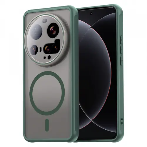 Husa MagSafe pentru Xiaomi 15 Ultra, Techsuit, HaloFrost II (Verde)