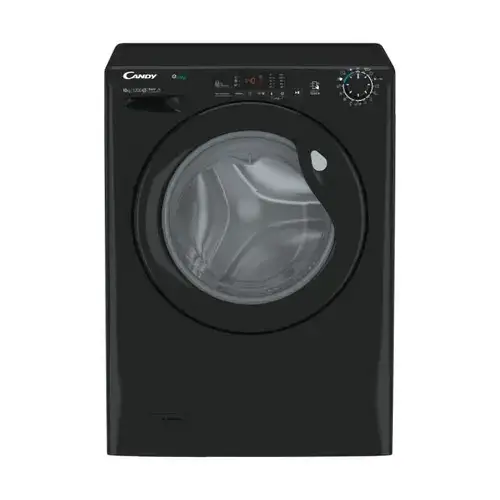Masina de spalat rufe Candy EY 12102DBBE/1-S, cu incarcare frontala Easy, 10 Kg, 1200 RPM, Clasa E (Negru)