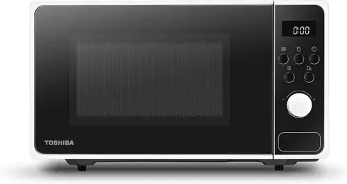 Cuptor Cu Microunde Toshiba MM2-AM23PFWH, 23 Litri, 800 W (Alb/Negru)