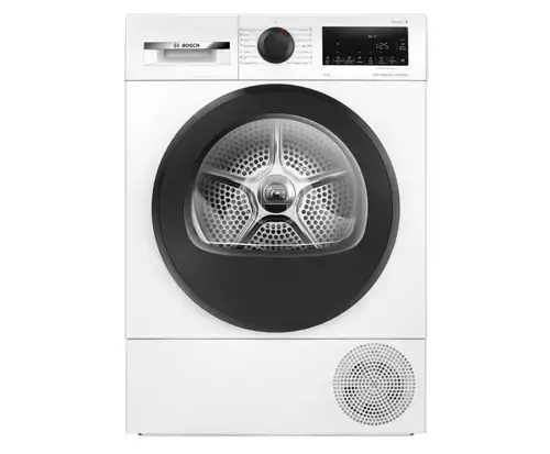 Uscator de rufe Bosch WQG24501BY, Pompa de caldura, 9 Kg, 14 programe, Condensator cu autocuratare, AutoDry, AntiVibration, Clasa D (Alb)