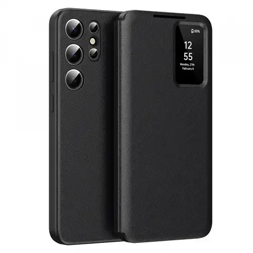 Husa pentru Samsung Galaxy S24 Ultra S928 Techsuit SmartView (Negru)