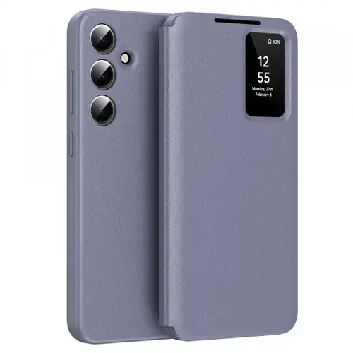 Husa pentru Samsung Galaxy S24 S921 Techsuit SmartView (Mov)