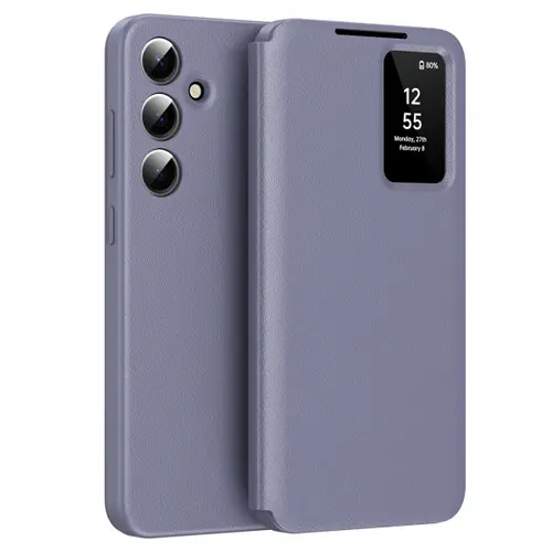 Husa pentru Samsung Galaxy S24 S921 Techsuit SmartView (Mov)