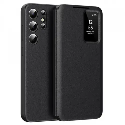 Husa pentru Samsung Galaxy S25 Ultra S938 Techsuit SmartView (Negru)