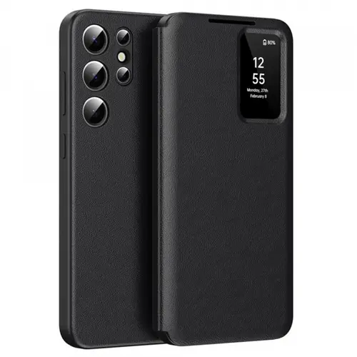 Husa pentru Samsung Galaxy S25 Ultra S938 Techsuit SmartView (Negru)