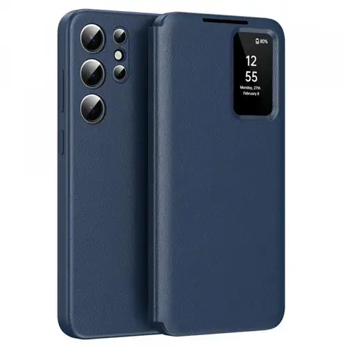 Husa pentru Samsung Galaxy S25 Ultra S938 Techsuit SmartView (Albastru)