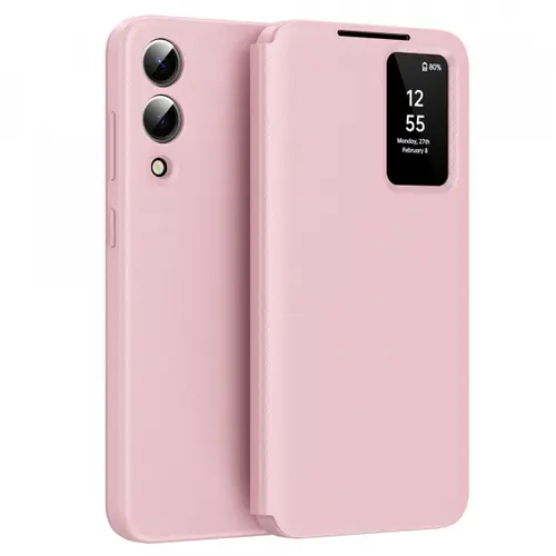 Husa pentru Samsung Galaxy S25 Edge S937 Techsuit SmartView (Roz)