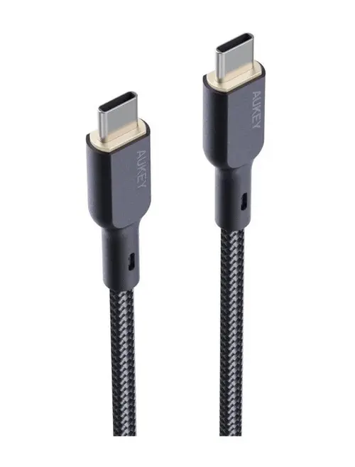 Cablu alimentare si date Aukey LLTSN1041750, USB Type-C (T) la USB Type-C (T), 1.8m, 480 Mbps, 100W (Negru)