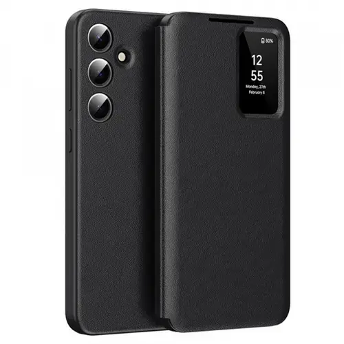 Husa pentru Samsung Galaxy S23 FE S711 Techsuit SmartView (Negru)