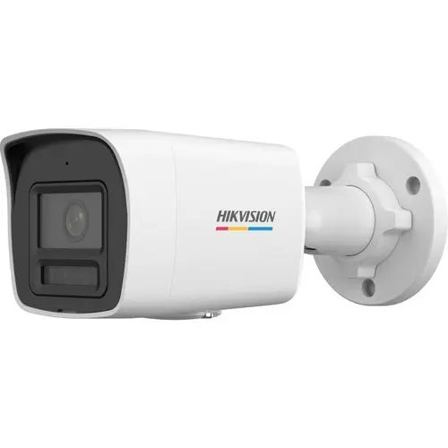 Camera de supraveghere exterior IP Bullet ColorVu Hikvision DS-2CD1067G2H-LIU(2.8MM), 6MP, lentila fixa 2.8mm, PoE