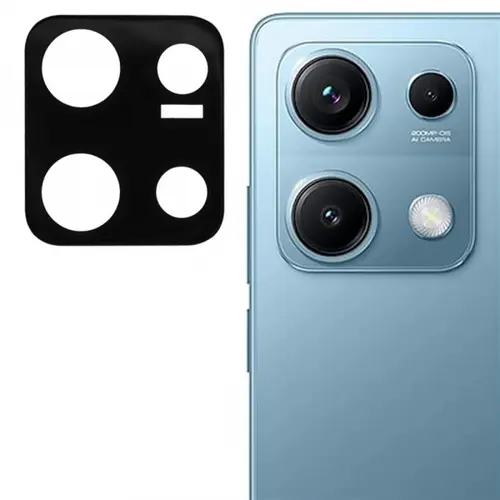 Folie de protectie Camera Spate Techsuit pentru Xiaomi Redmi Note 14S, Sticla securizata (Negru)