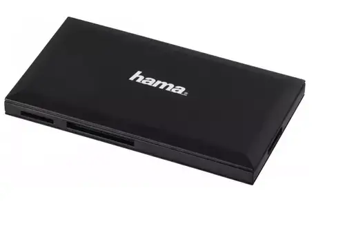 Card reader Hama 181018, USB, SD / microSD / CF / MS (Negru)