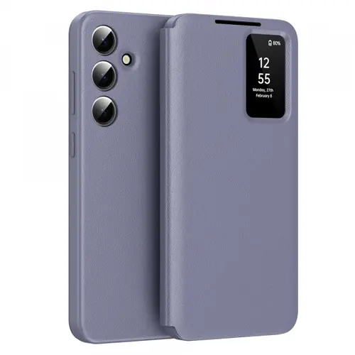 Husa pentru Samsung Galaxy S25 S931 Techsuit SmartView (Mov)