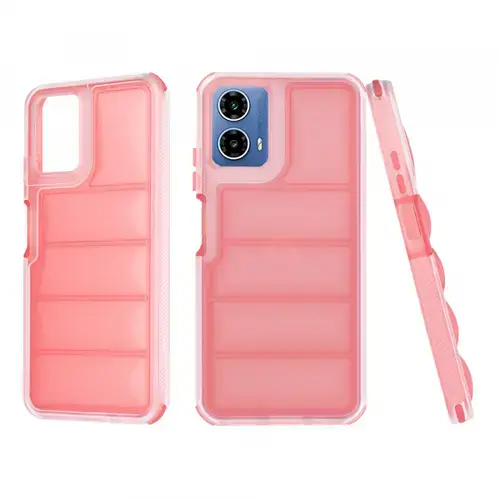 Husa pentru Motorola Moto G45 / G34, Techsuit, Wave Shield, Rosie