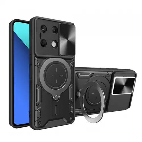 Husa pentru Xiaomi Redmi Note 13 4G, Techsuit, CamGuard Pro (Negru)