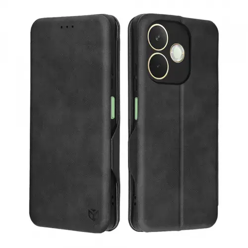 Husa pentru Oppo A5 Pro 4G / A5 Pro, Techsuit, Safe Wallet Plus, Neagra