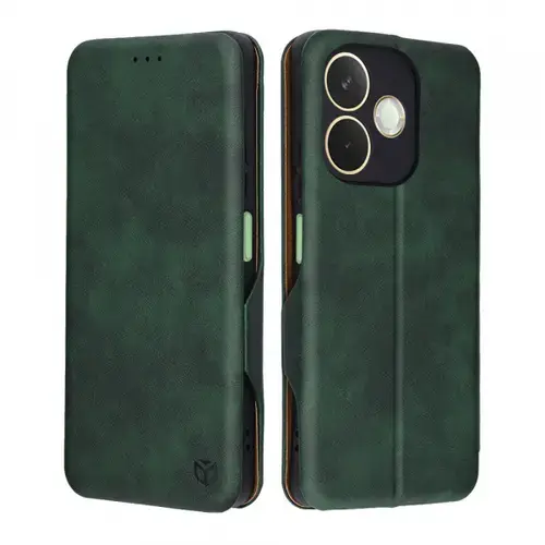 Husa pentru Oppo A5 Pro 4G / A5 Pro, Techsuit, Safe Wallet Plus, Verde