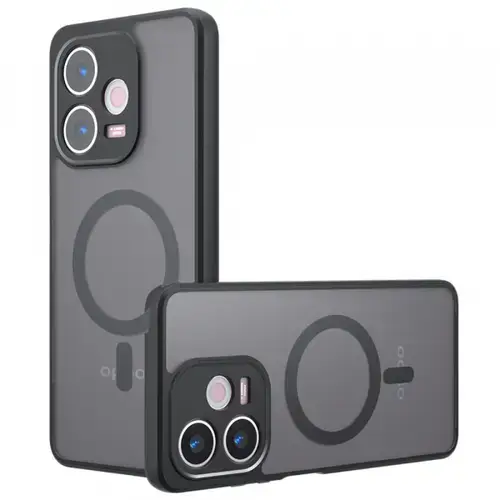 Husa MagSafe pentru Oppo A5 Pro 4G / A5 Pro, Techsuit, PureFrost, Neagra