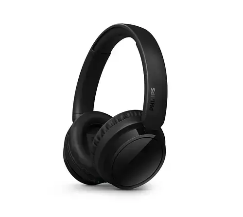 Casti Stereo Wireless Over-Ear Philips 5000 TAH5209BK/97, Bluetooth, A2DP, Autonomie 65 ore, Microfon (Negru)